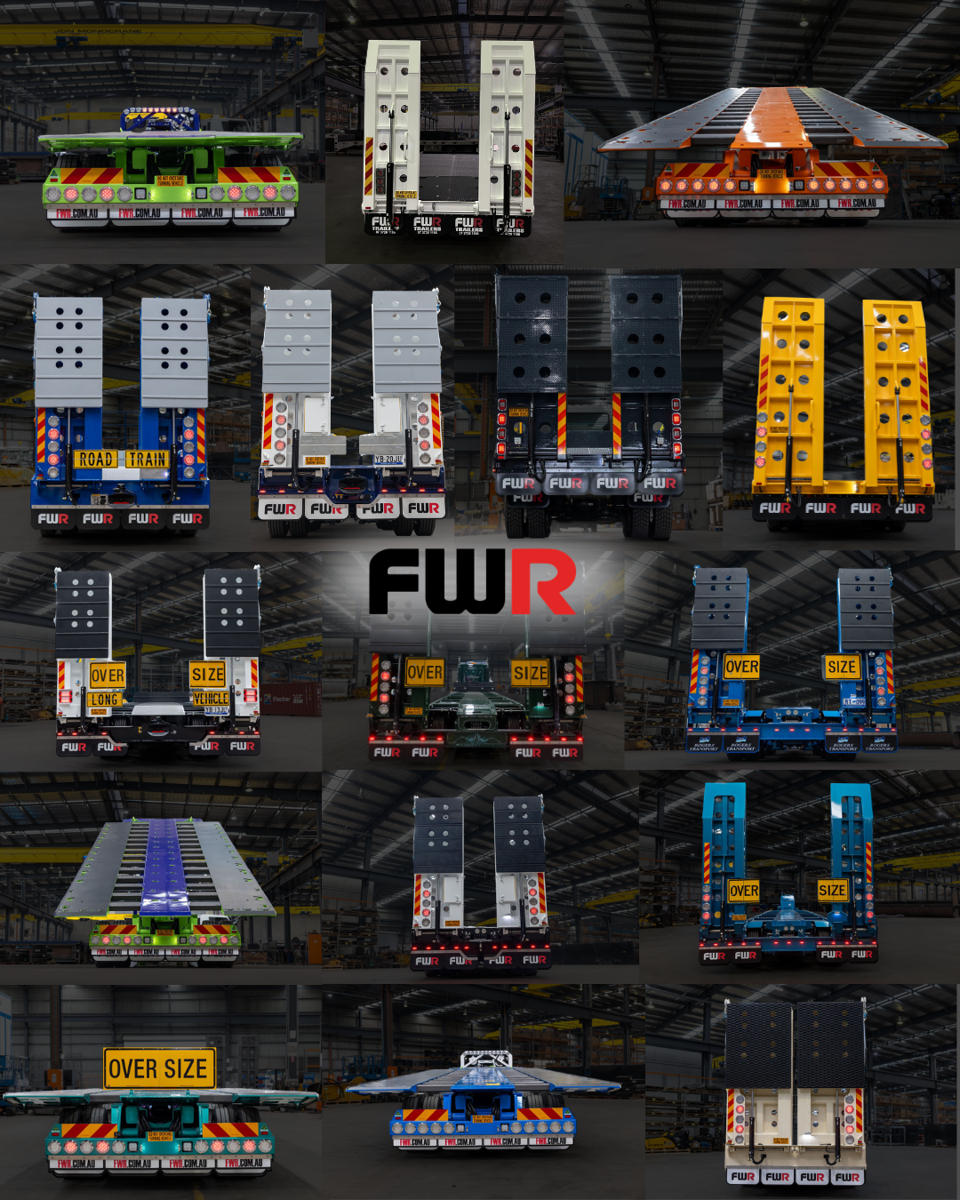 FWR Trailers behind you all the way